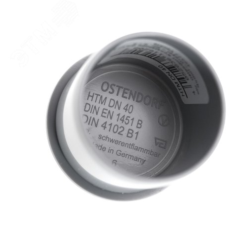 Заглушка 40 мм для внутренней канализации, серая - фото 3