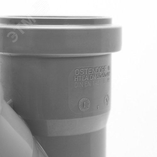 Тройник 50 45 град, канализационный - фото 4