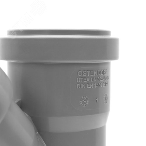 Тройник 50х40 45 град, канализационный - фото 4