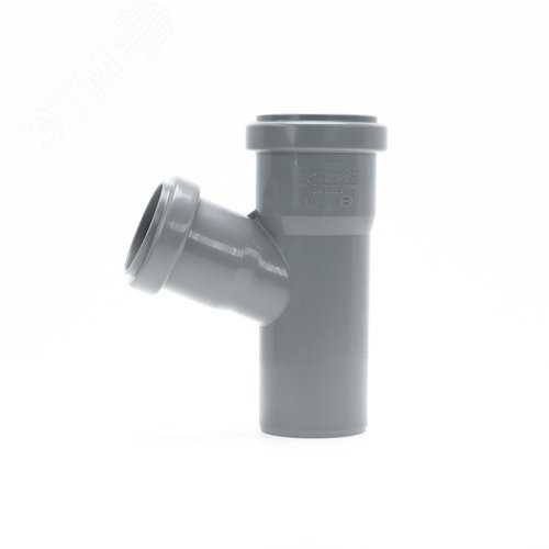 Тройник 50х40 67 град, канализационный - фото 2