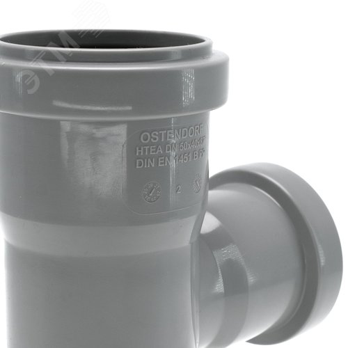 Тройник 50х40 87 град, канализационный - фото 4