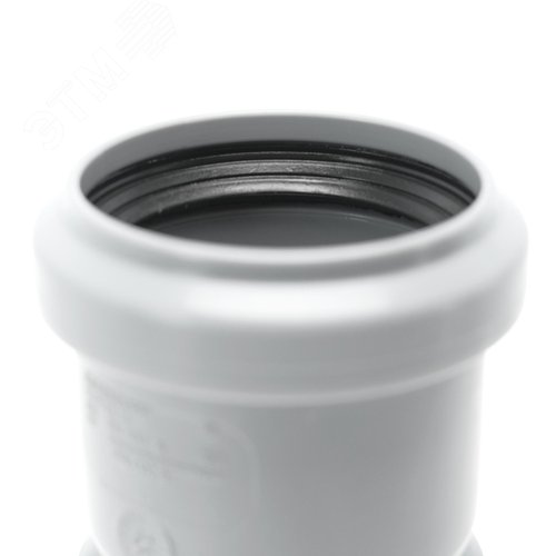 Муфта 50 мм насадная, с уплотнительной манжетой, канализационная - фото 3