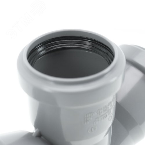 Крестовина 50 67 град одноплоскостная, двухраструбная, канализационная - фото 3