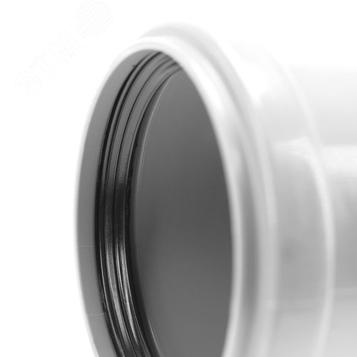 Отвод 75 87 град, для внутренней канализации, серый - фото 3