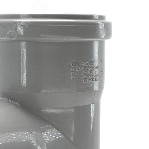 Тройник 75 87 град, канализационный - фото 4