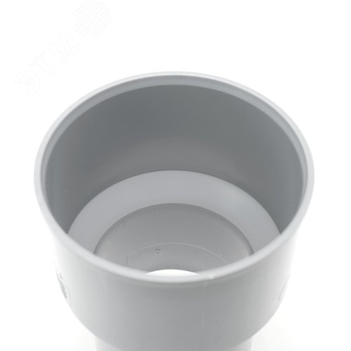 Переходник 75 на чугун, без сальников, тапер для внутренней канализации - фото 4