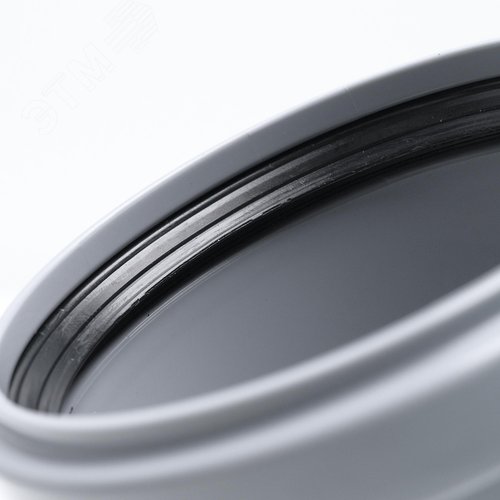 Отвод 90 30 град, для внутренней канализации, серый - фото 3