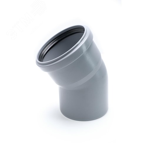 Изображение товара Отвод 90 30 град, для внутренней канализации, серый (шт)