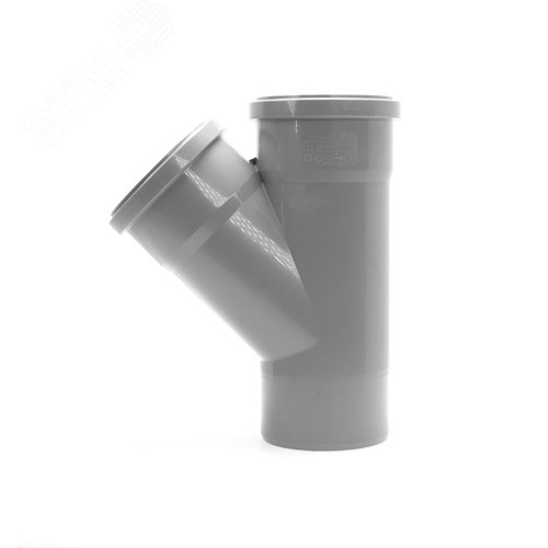 Тройник 90 45 град, канализационный - фото 2