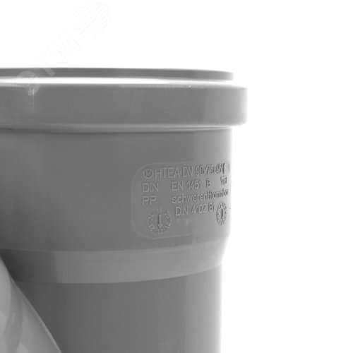 Тройник 90х75 45 град, канализационный - фото 4