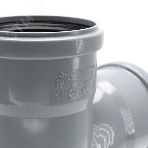 Тройник 90 87 град, канализационный - фото 4