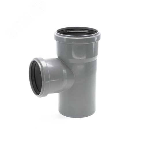 Тройник 90х75 87 град, канализационный - фото 1