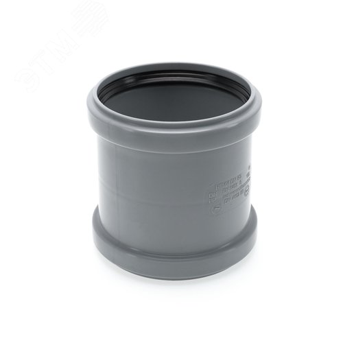 Изображение товара Муфта 90 мм двойная, канализационная (шт)