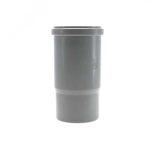 Патрубок 90 мм компенсационный, серый - фото 2