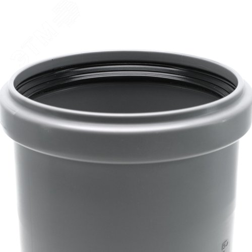 Патрубок 90 мм компенсационный, серый - фото 3