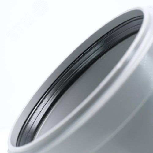 Отвод 110 45 град, для внутренней канализации, серый - фото 3