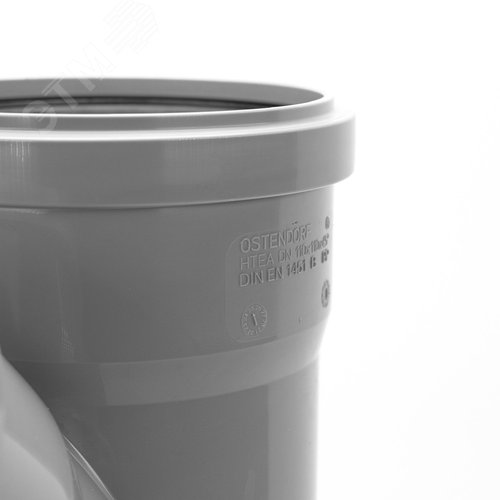 Тройник 110 45 град, канализационный - фото 4