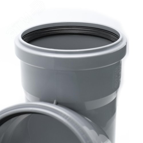 Тройник 110 67 град, канализационный - фото 3