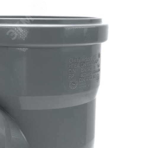 Тройник 110х75 67 град, канализационный - фото 4