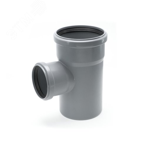 Тройник 110х75 87 град, канализационный - фото 1