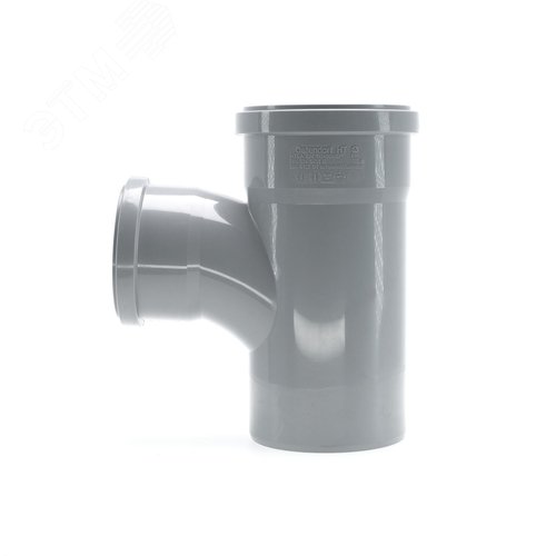 Тройник 110х90 87 град, канализационный - фото 2