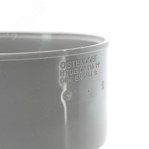 Переходник 110 на чугун, без сальников, тапер для внутренней канализации - фото 3