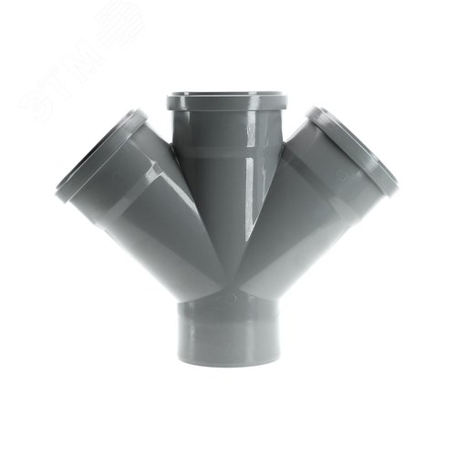 Крестовина 110 45 град, канализационная - фото 2