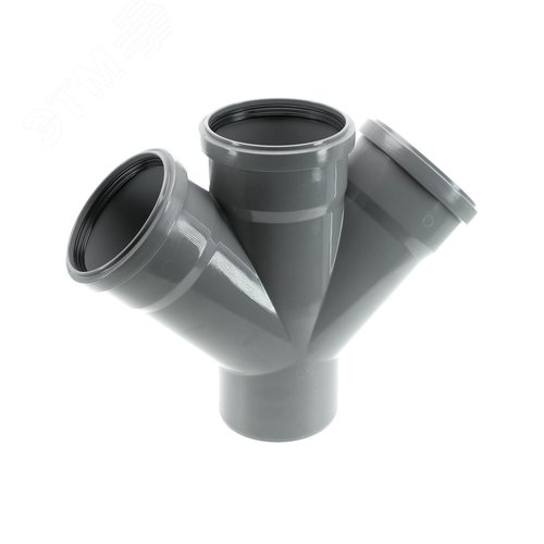 Крестовина 110 45 град, канализационная - фото 1