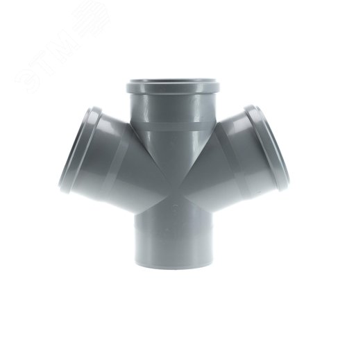 Крестовина 110 67 град одноплоскостная, однораструбная, канализационная - фото 2