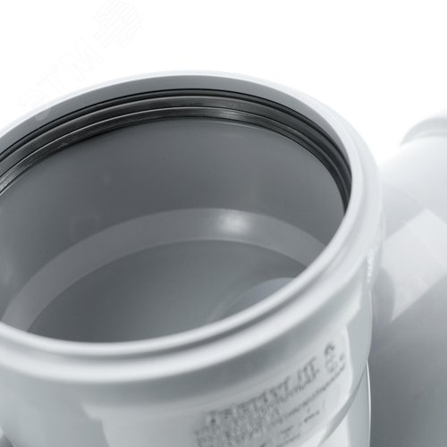 Крестовина 110 87 град, с радиальным подключением, канализационная - фото 3