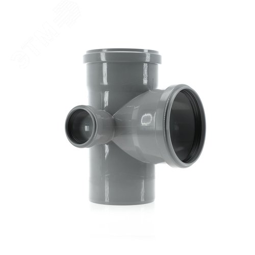 Крестовина 110х110х50 87 град двухплоскостная, левая, канализационная - фото 2