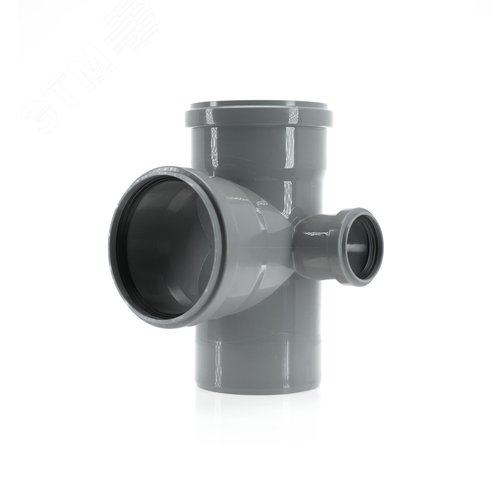 Крестовина 110х110х50 87 град двухплоскостная, правая, канализационная - фото 2