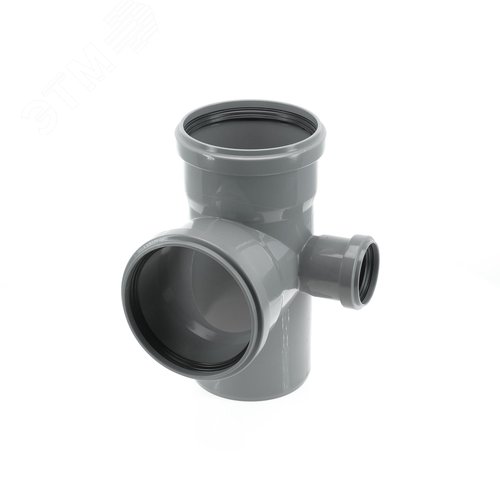 Изображение товара Крестовина 110х110х50 87 град двухплоскостная, правая, канализационная (шт)