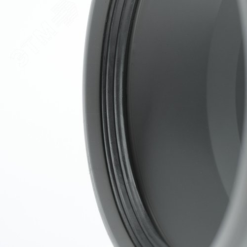 Отвод 125 87 град, для внутренней канализации, серый - фото 3