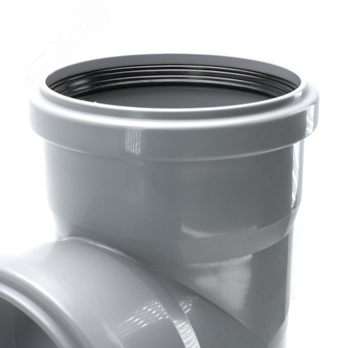 Тройник 125 87 град, канализационный - фото 3