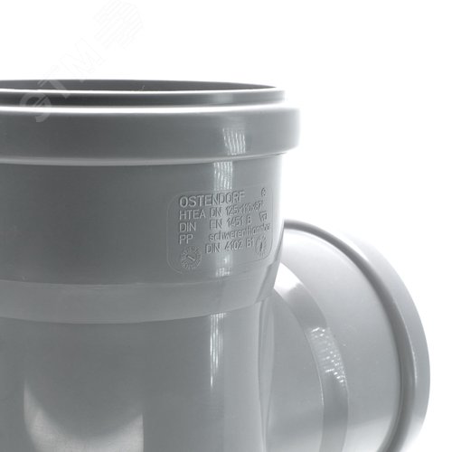 Тройник 125х110 87 град, канализационный - фото 4