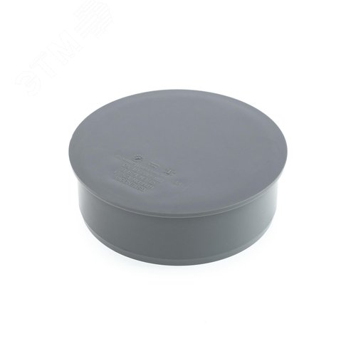 Изображение товара Заглушка 125 мм для внутренней канализации, серая (шт)