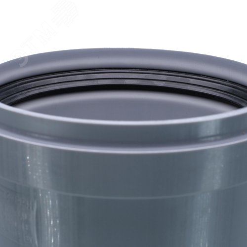 Труба канализационная 160x2000 мм НТЕМ однораструбная, серая - фото 3