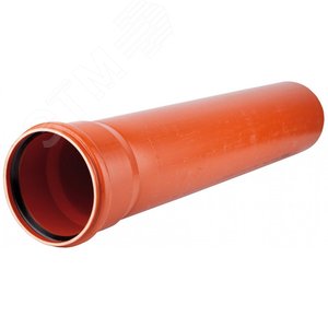Труба канализационная 400x3000 мм KGEM SN8 ПВХ наружная - фото 2