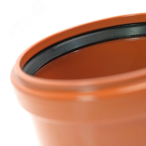 Отвод 110 15 град., для наружной канализации - фото 3