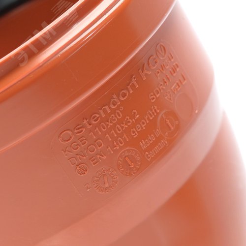 Отвод 110 30 град., для наружной канализации - фото 4