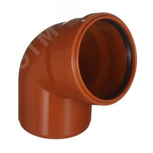 Отвод 110 67 град., для наружной канализации - фото 2