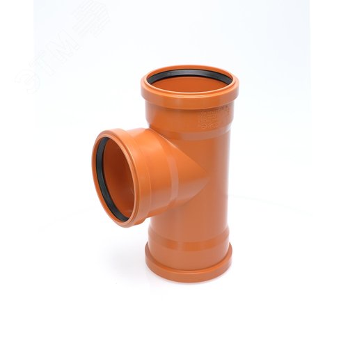 Изображение товара Тройник 110 87 град., трехраструбный, для наружной канализации (шт)
