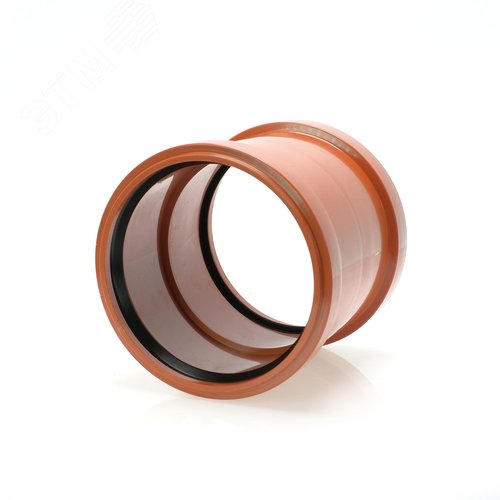 Муфта 110 мм двухраструбная, для наружной канализации - фото 5