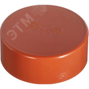 Крышка 125 мм для наружной канализации - фото 2