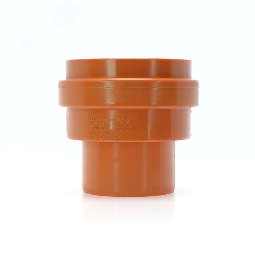 Переход 110 мм ПВХ на гладкий конец бетонной трубы, для наружной канализации - фото 2
