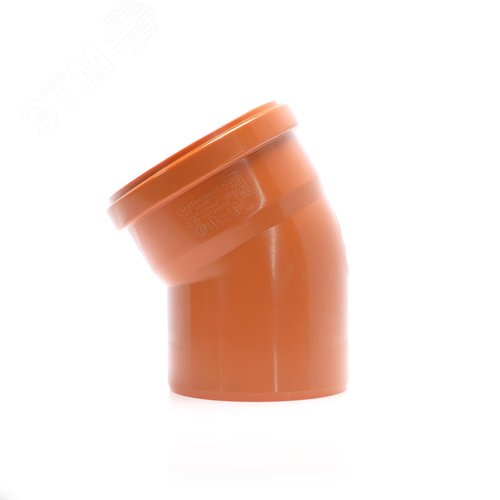 Отвод 125 30 град., для наружной канализации - фото 2