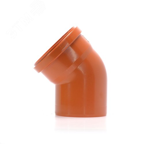 Отвод 125 45 град., для наружной канализации - фото 2