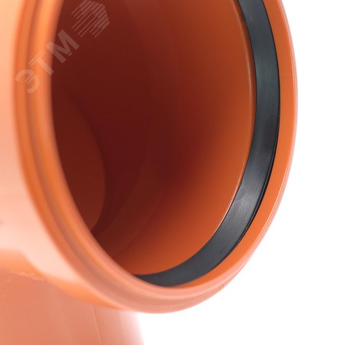 Отвод 125 87 град., для наружной канализации - фото 3