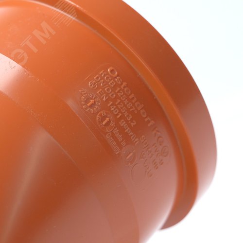 Отвод 125 87 град., для наружной канализации - фото 4